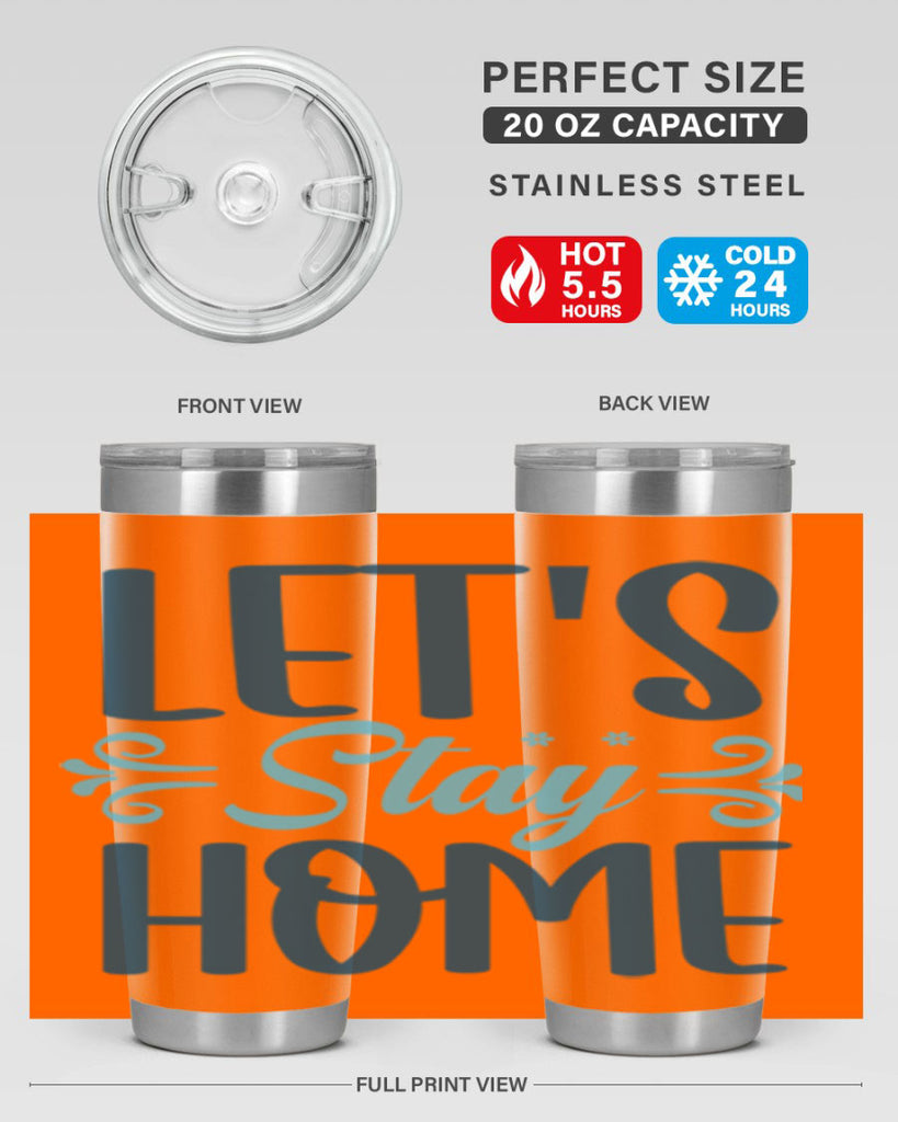 lets stay home 288#- winter- Tumbler