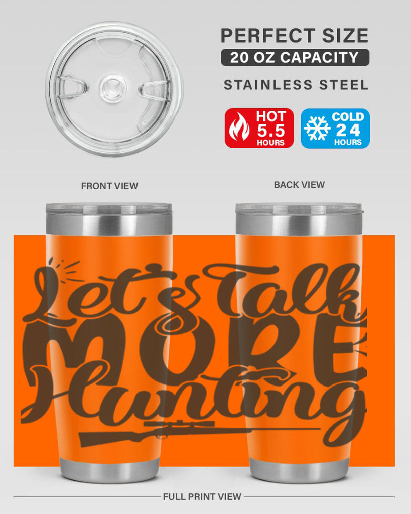 lets talk more hunting 6#- hunting- Tumbler