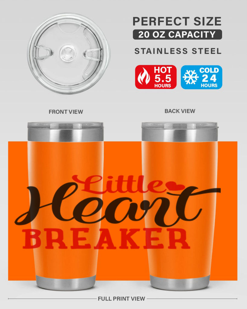little heart breaker 76#- valentines day- Tumbler