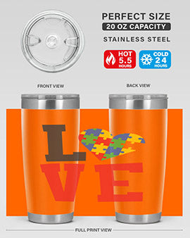 love Style 29#- autism- Tumbler