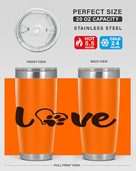 love Style 71#- dog- Tumbler