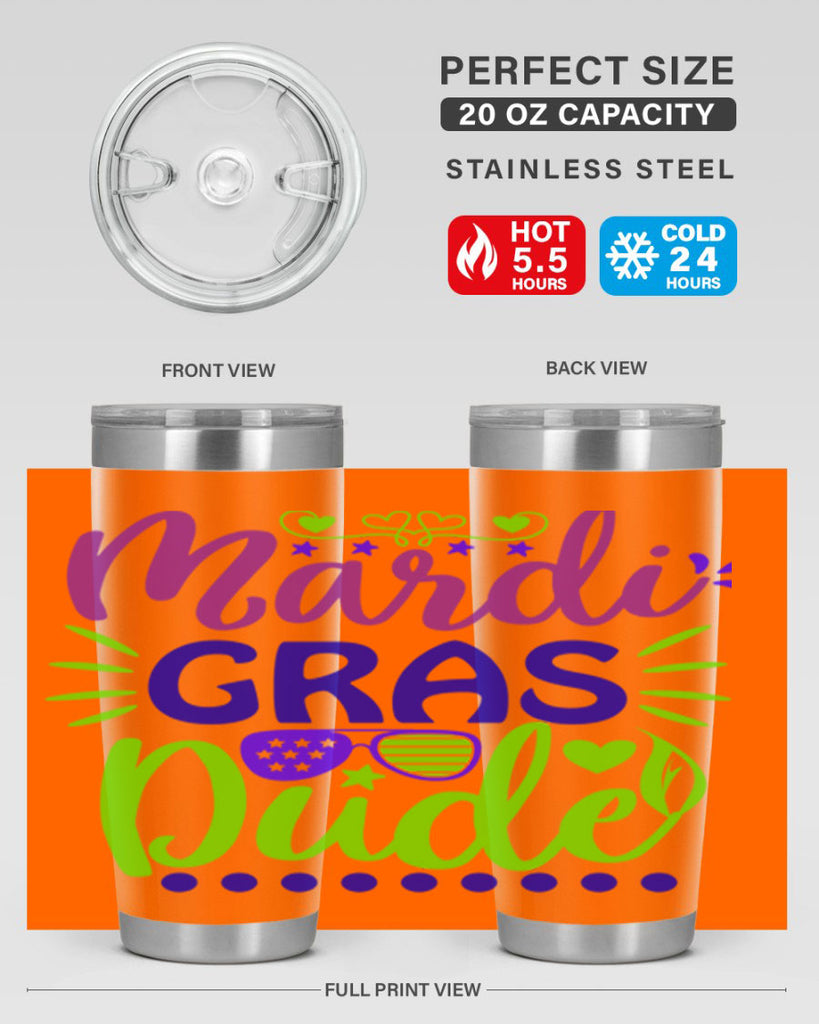 mardi gras dude 9#- mardi gras- Tumbler