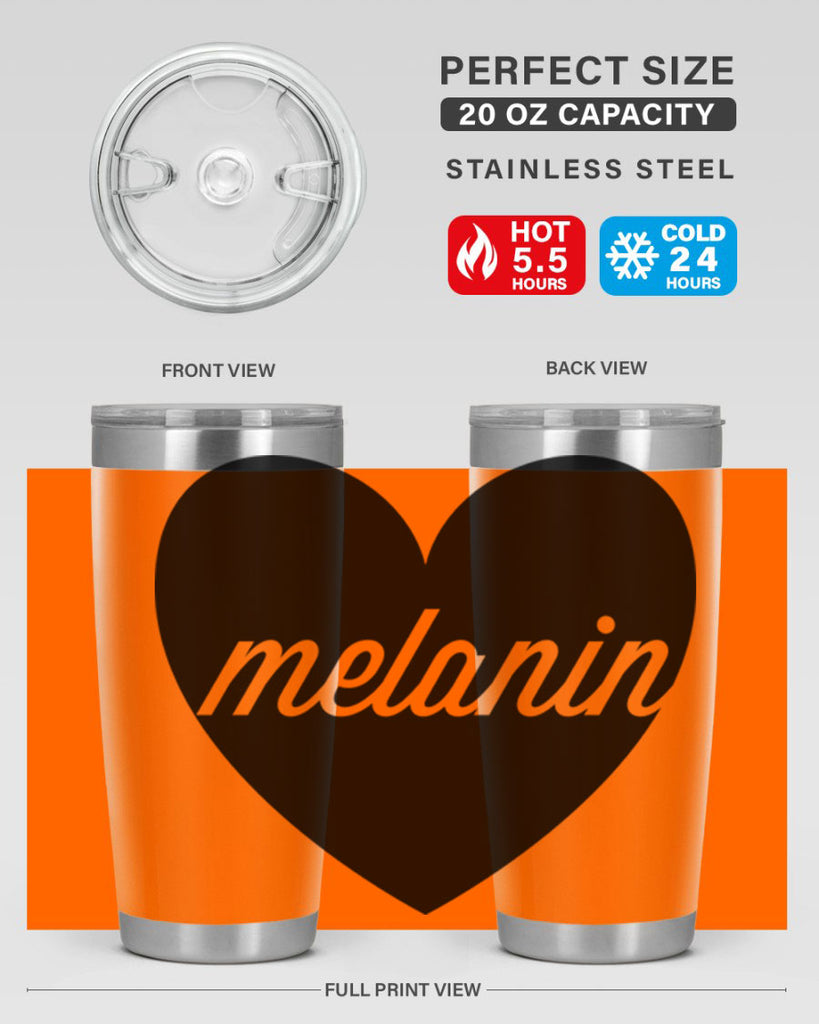 melanin loveheart 76#- black words phrases- Cotton Tank