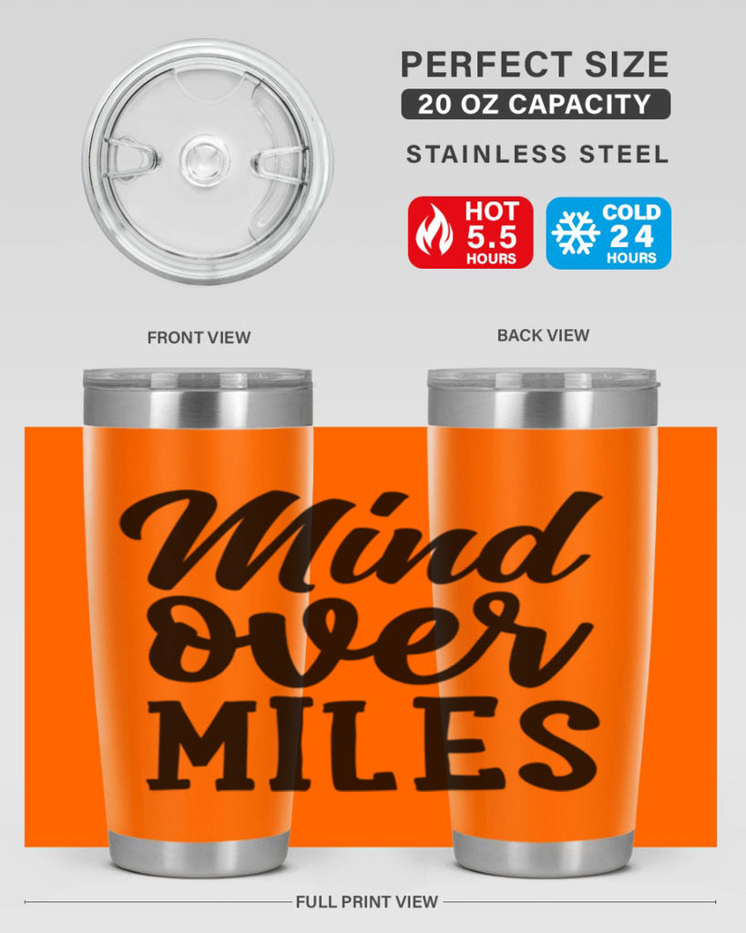 mind over miles 28#- gym- Tumbler