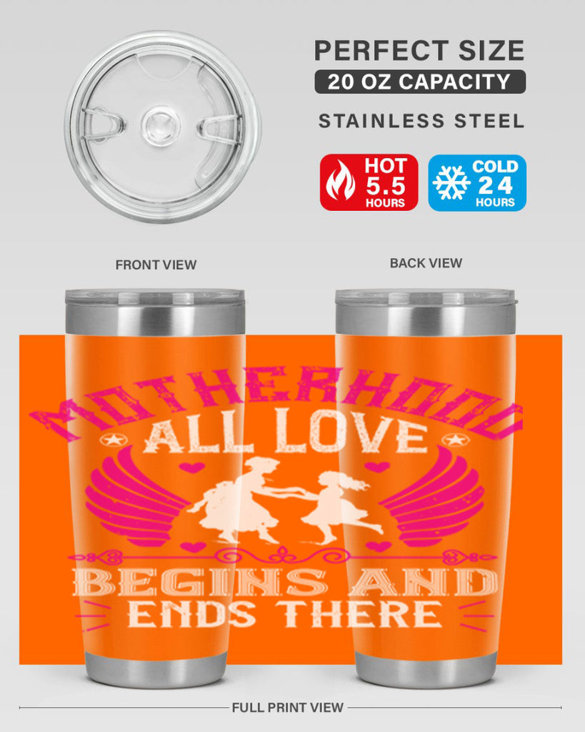 motherhood all love 57#- mothers day- Tumbler