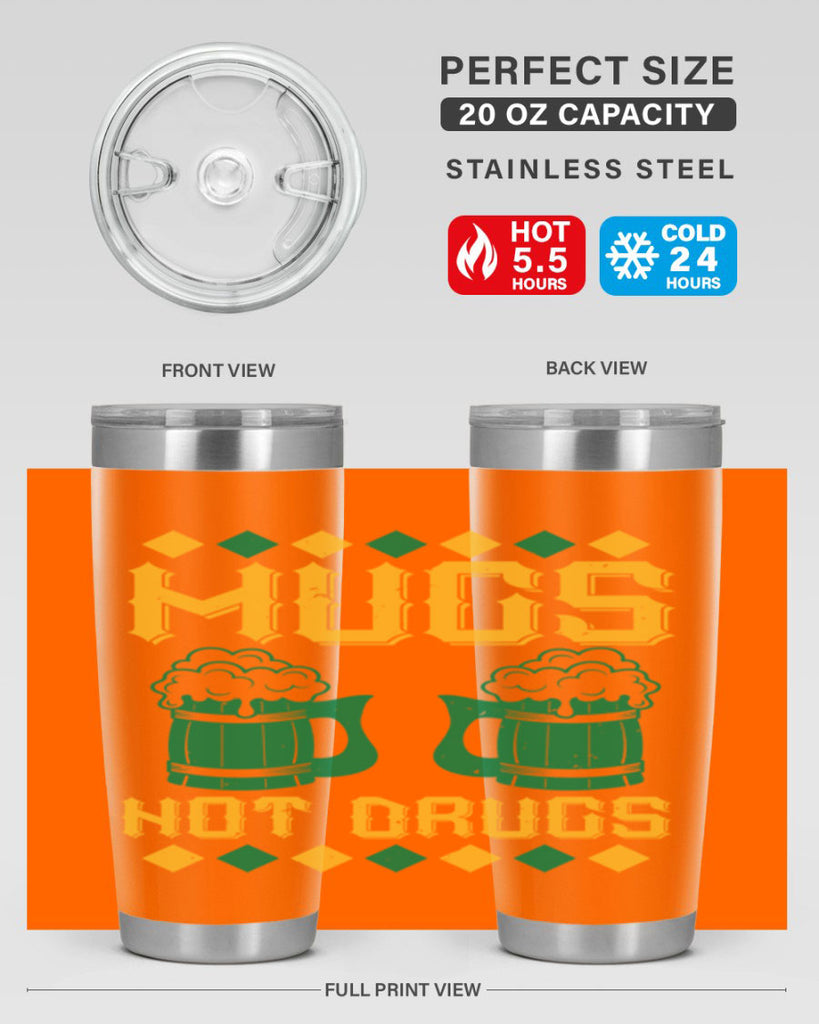 mugs not drugs 59#- beer- Tumbler