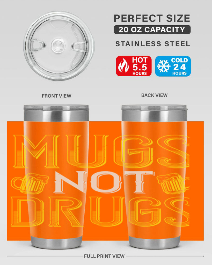 mugs not drugs Style 113#- St Patricks Day- Tumbler