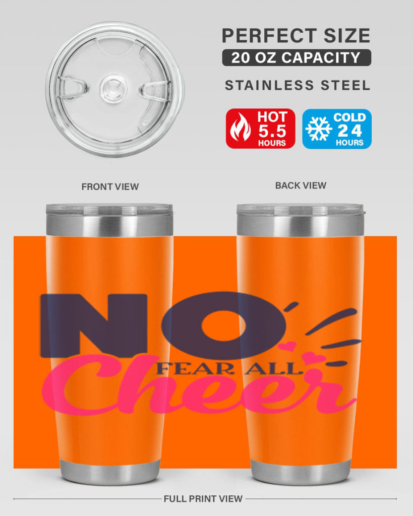no fear all cheer 1728#- cheer- Tumbler