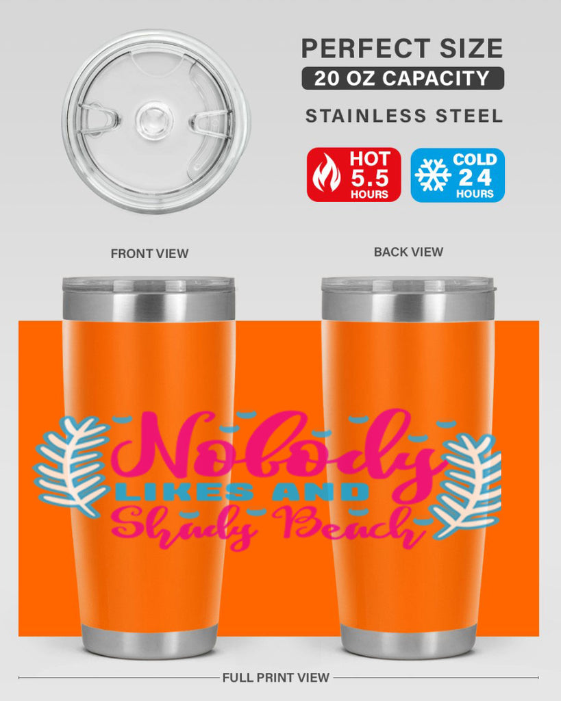 nobody likes and shady beach 520#- mermaid- Tumbler