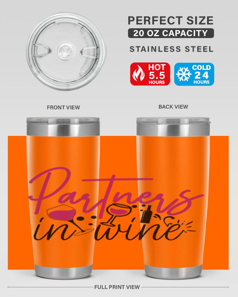 partners in wine 177#- wine- Tumbler