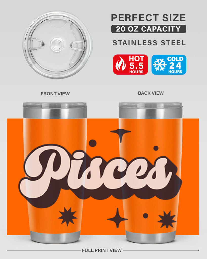 pisces 354#- zodiac- Tumbler