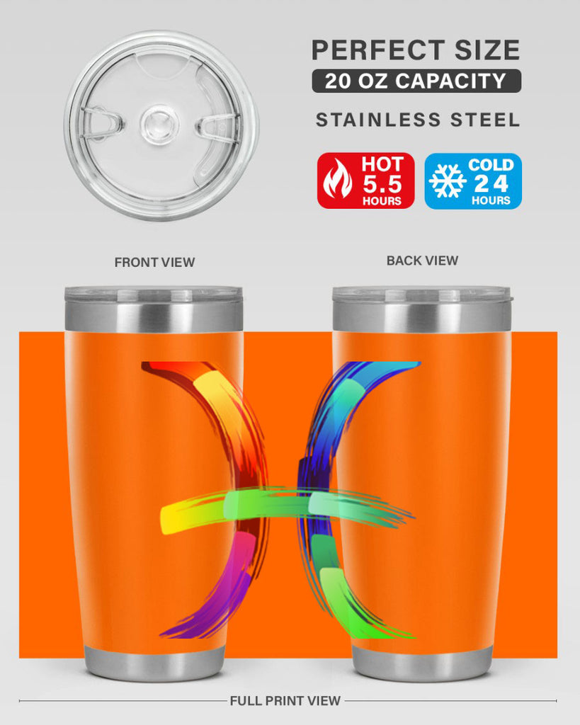 pisces 370#- zodiac- Tumbler