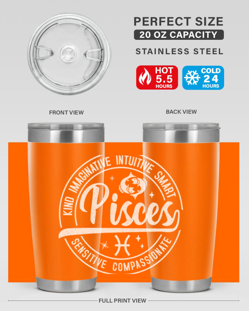 pisces 374#- zodiac- Tumbler