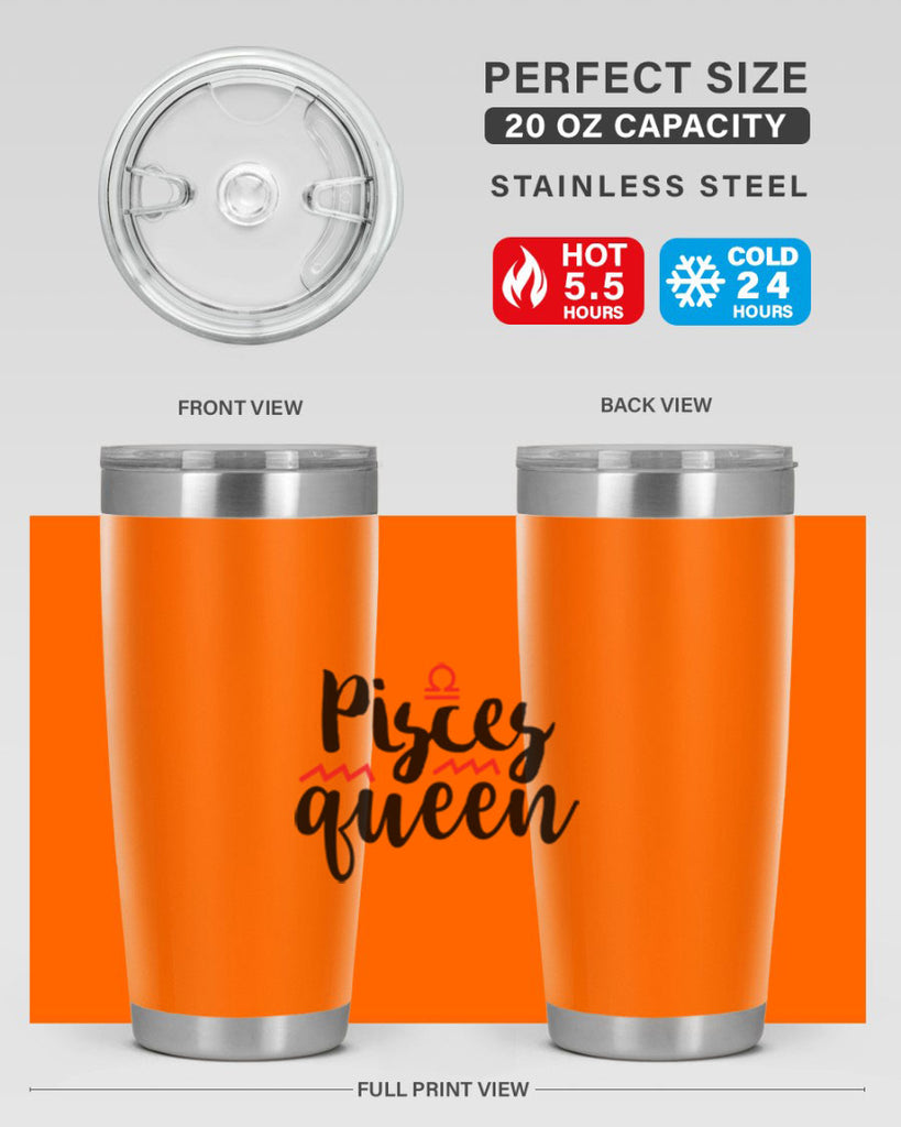 pisces queen 368#- zodiac- Tumbler