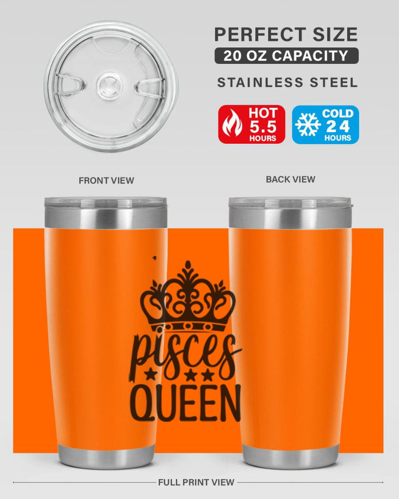 pisces queen 376#- zodiac- Tumbler