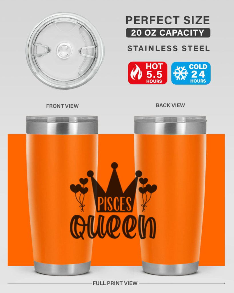 pisces queen 377#- zodiac- Tumbler