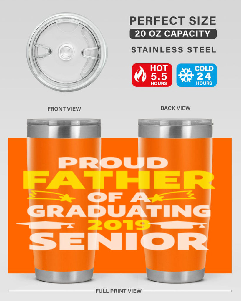 proud father of a graduating 264#- fathers day- Tumbler