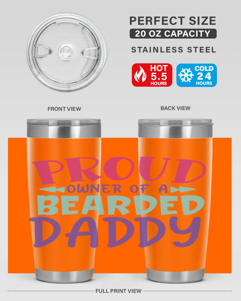 proud owner of a bearded daddy Style 202#- baby- tumbler