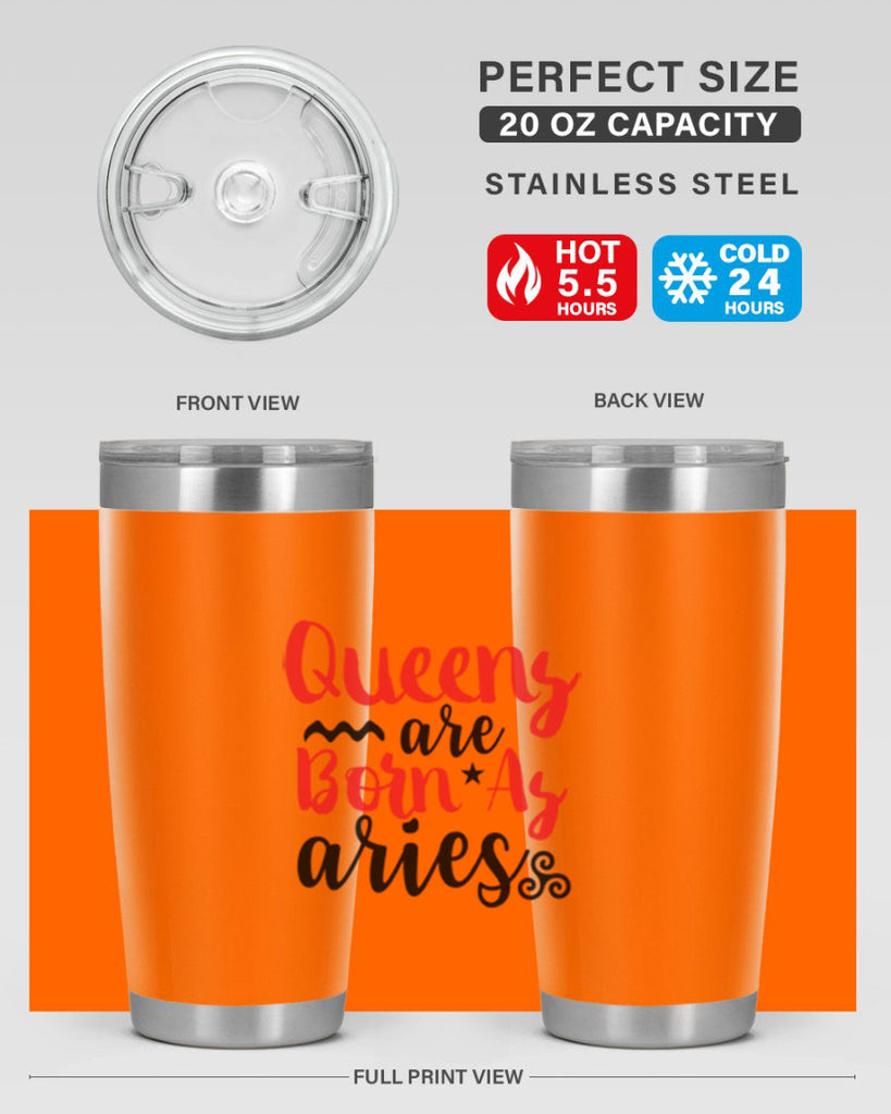 queens Are Born As Aries 384#- zodiac- Tumbler