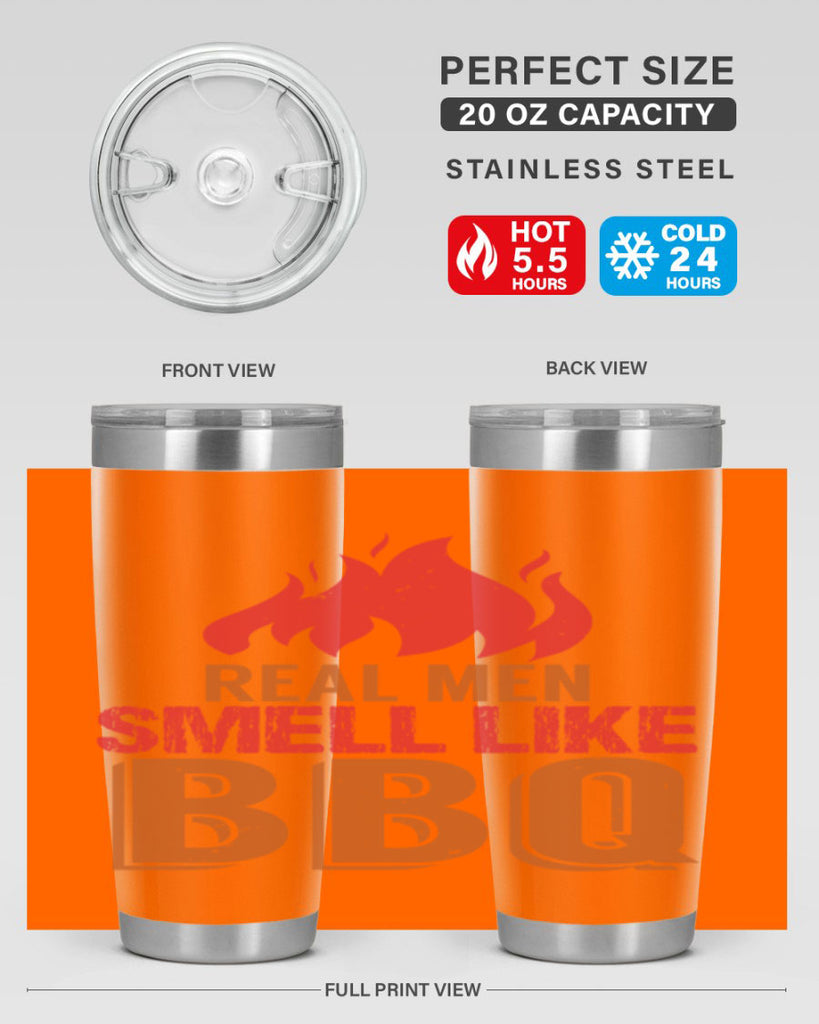 real men smell like bbq 16#- bbq- Tumbler