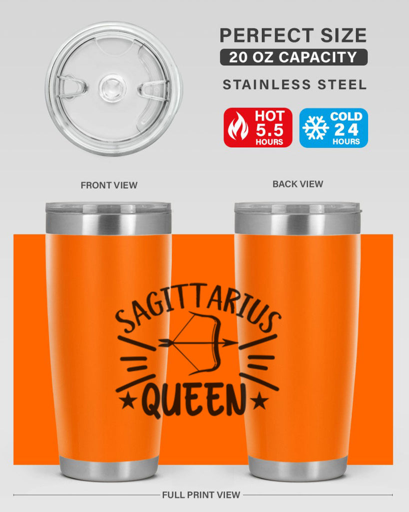 sagittarius queen 411#- zodiac- Tumbler