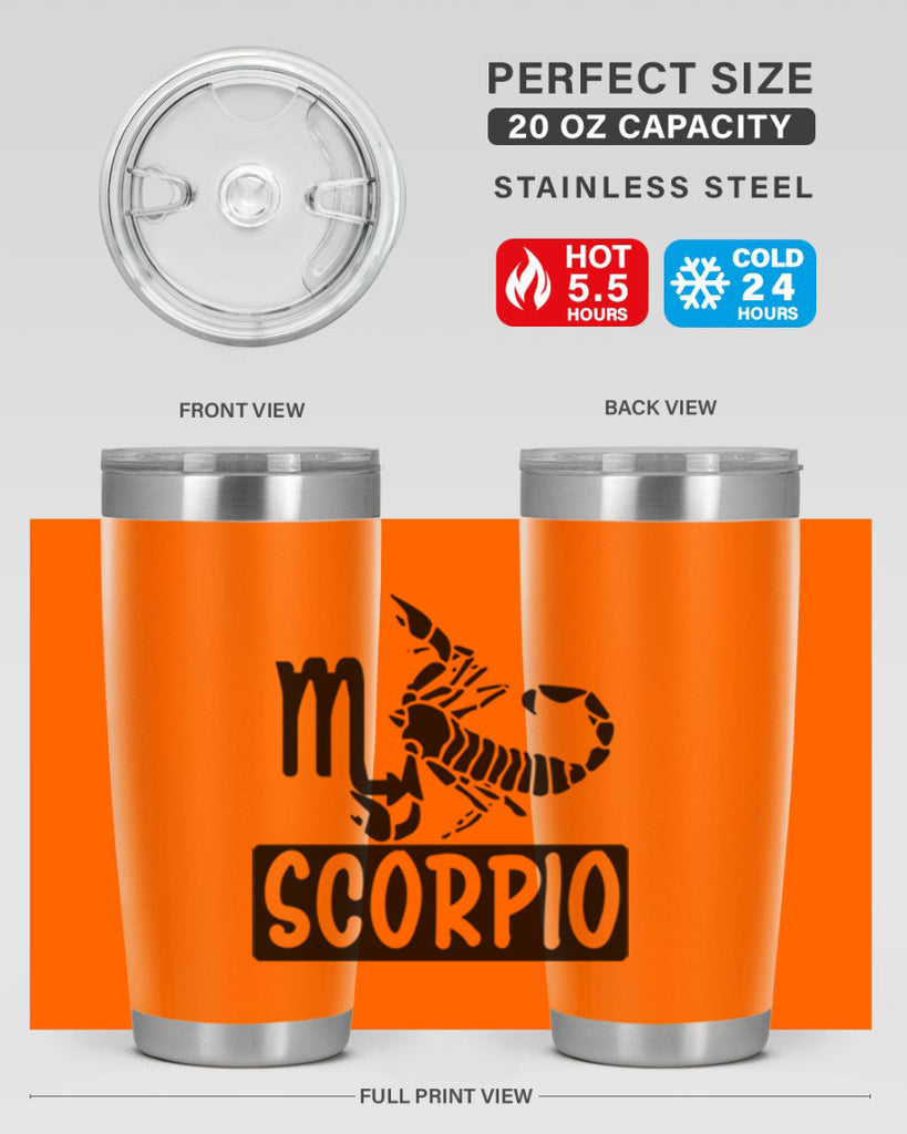 scorpio 440#- zodiac- Tumbler