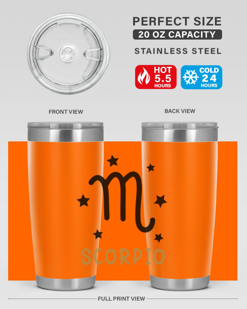 scorpio 455#- zodiac- Tumbler
