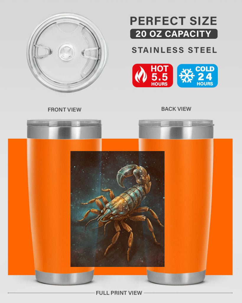 scorpio 46#- zodiac- Tumbler