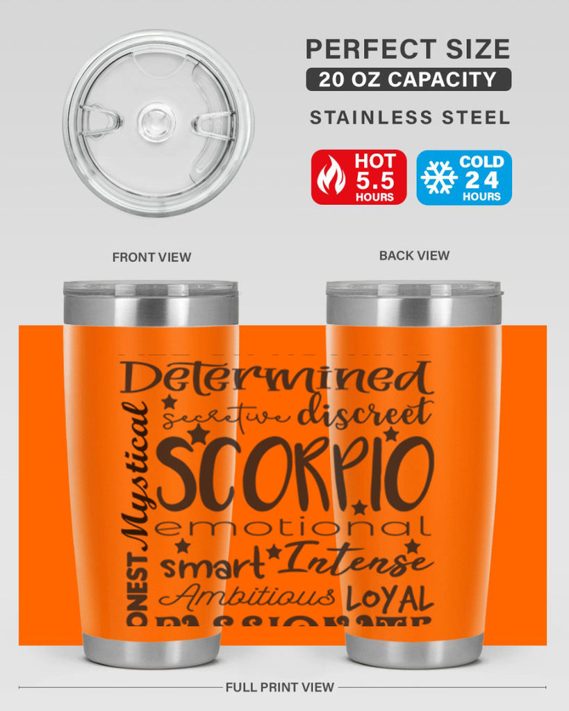 scorpio 572#- zodiac- Tumbler