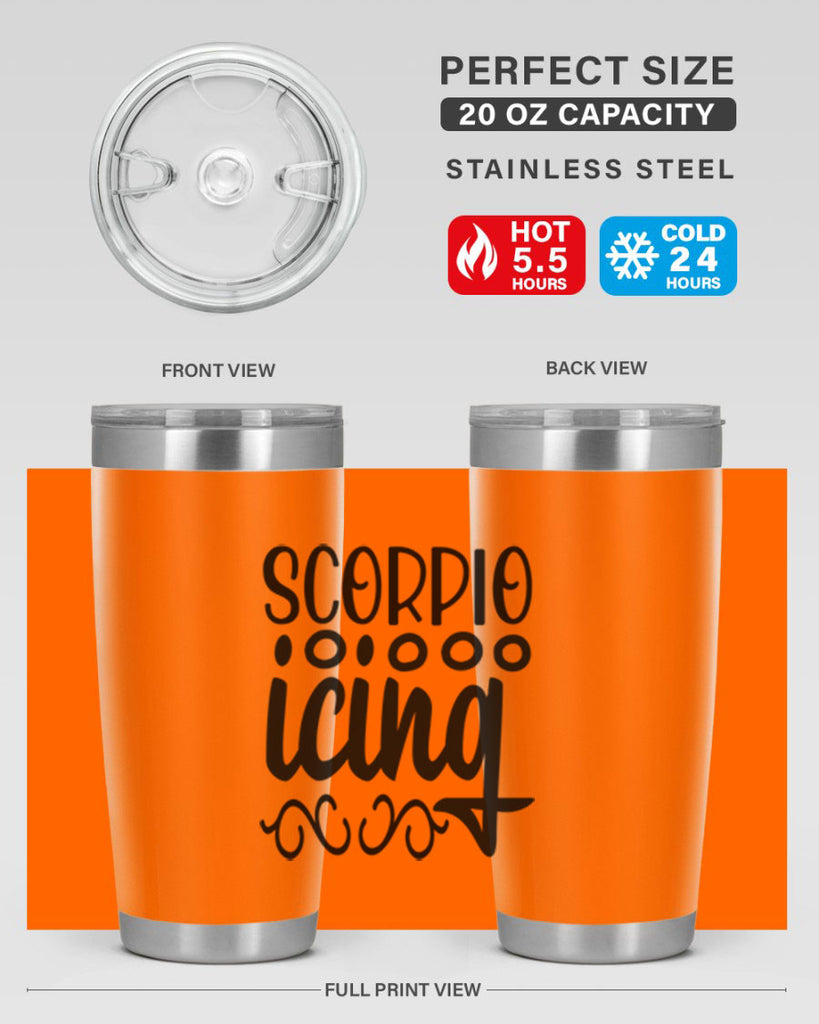 scorpio icing 441#- zodiac- Tumbler