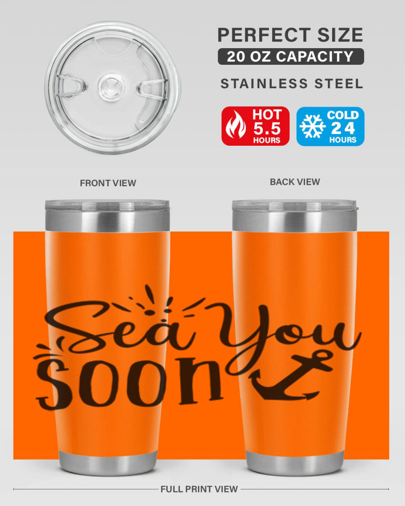 sea you soon Style 77#- summer- Tumbler