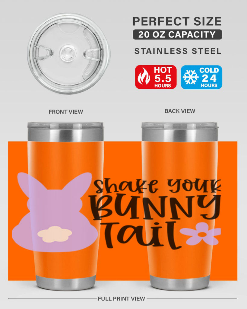 shake your bunny tail 12#- easter- Tumbler