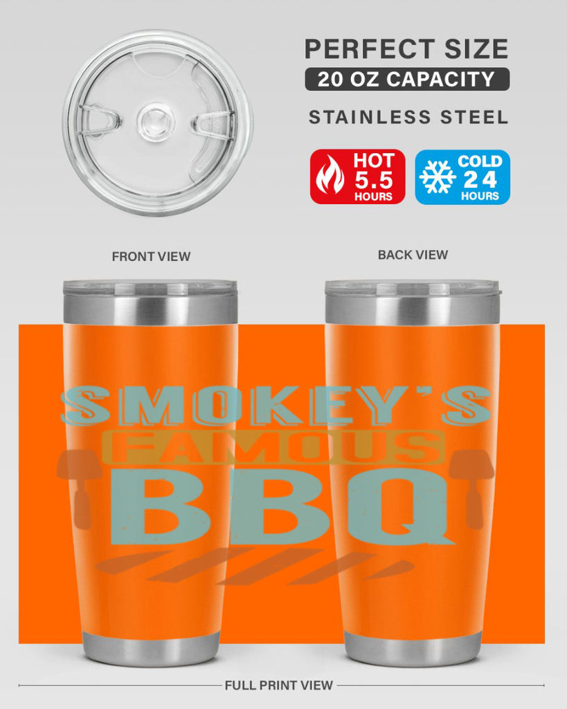 smokeys famous bbq 11#- bbq- Tumbler