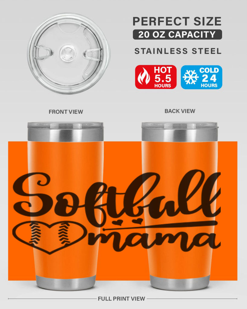 softball mama 2274#- softball- Tumbler