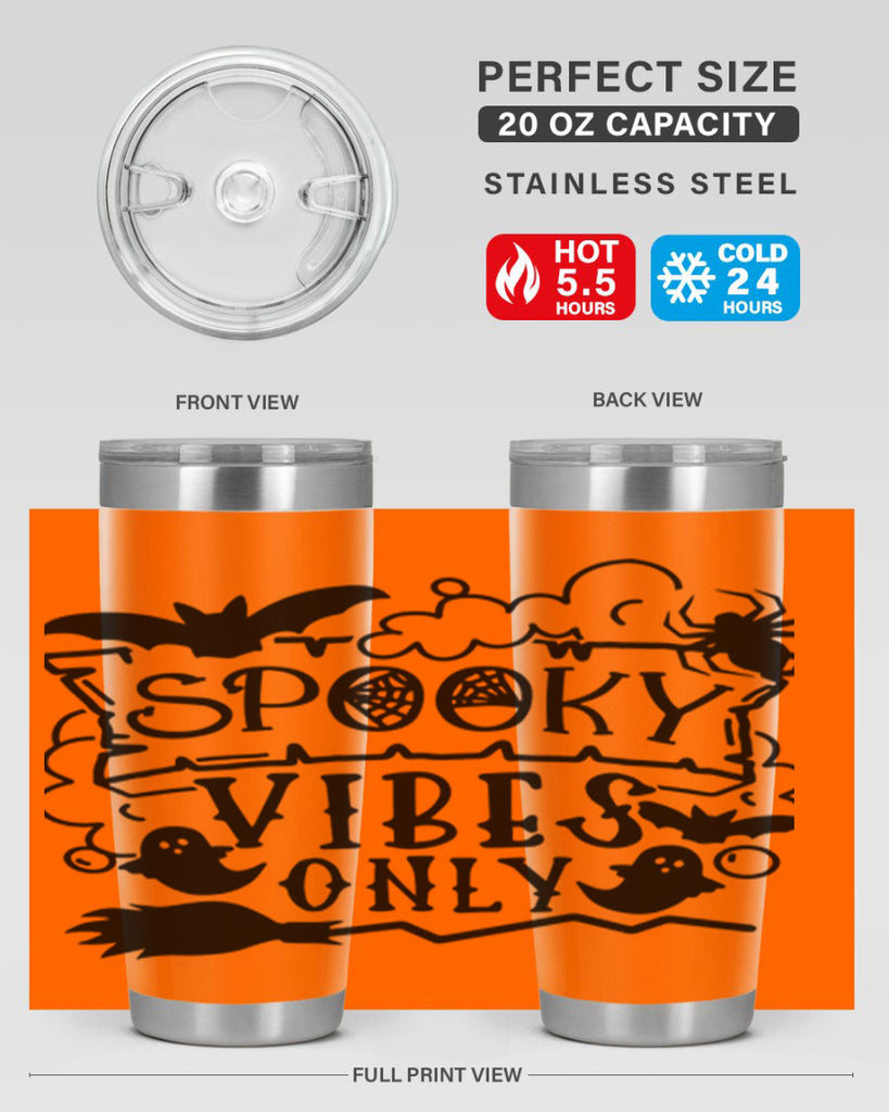 spooky vibes only 21#- halloween- Tumbler
