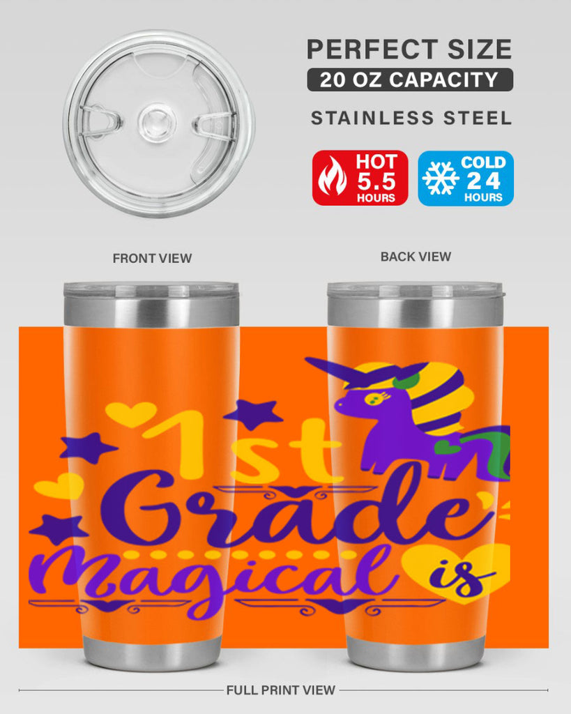 st grade magical 63#- mardi gras- Tumbler