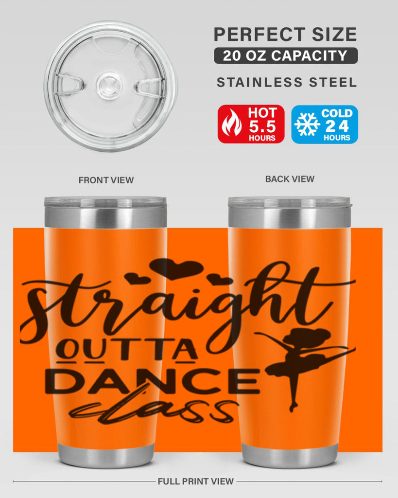 straight outta dance class 80#- ballet- Tumbler