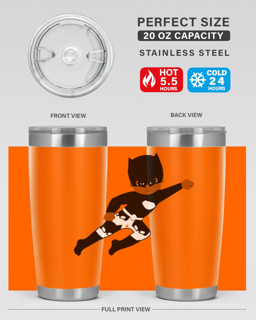 super kid 13#- black men - boys- tumbler