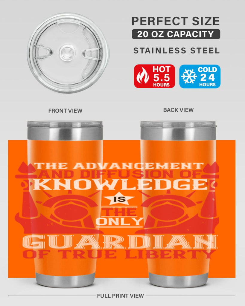the advencement and diffusion of knowledge Style 190#- Fourt Of July- Tumbler