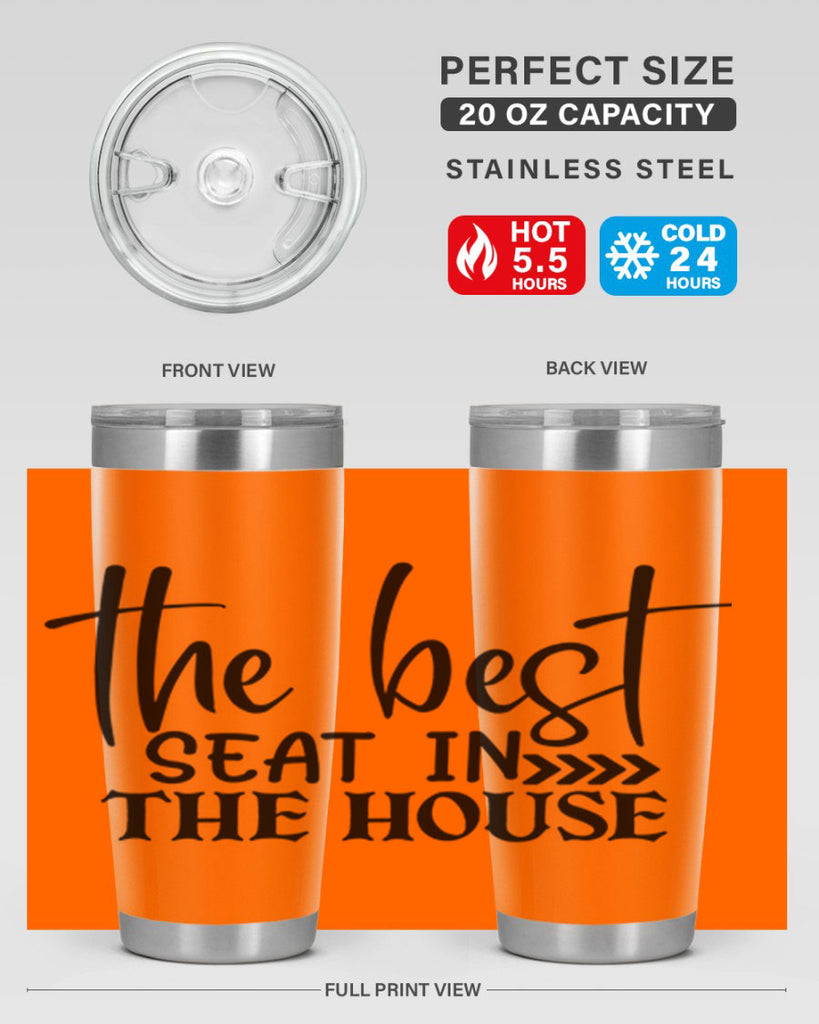 the best seat in the house 56#- bathroom- Tumbler