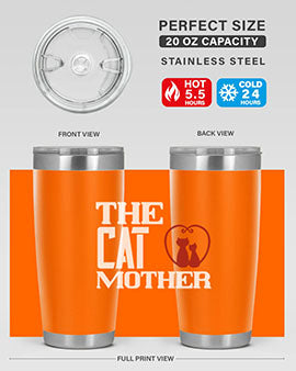 the cat mother Style 117#- cat- Tumbler