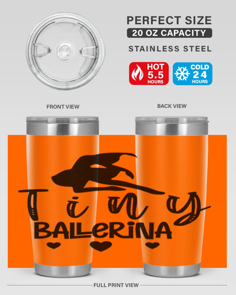 tiny ballerina 88#- ballet- Tumbler