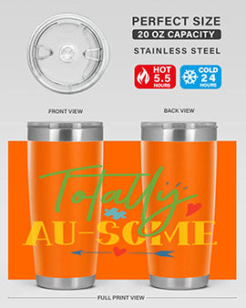 totally ausome Style 1#- autism- Tumbler