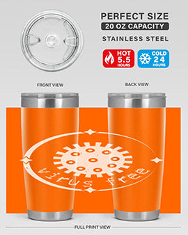 virus free Style 19#- corona virus- Tumbler