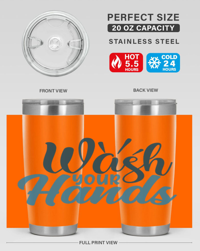 wash your hands 52#- bathroom- Tumbler
