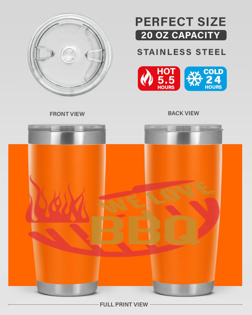 we love bbq 7#- bbq- Tumbler