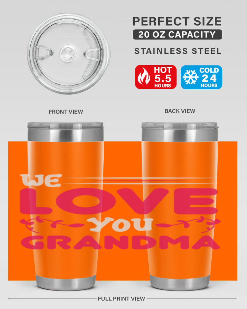 we love you grandma 27#- mom- Tumbler