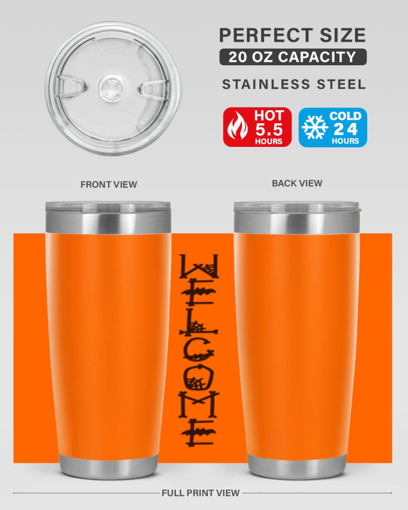 welcome 12#- halloween- Tumbler