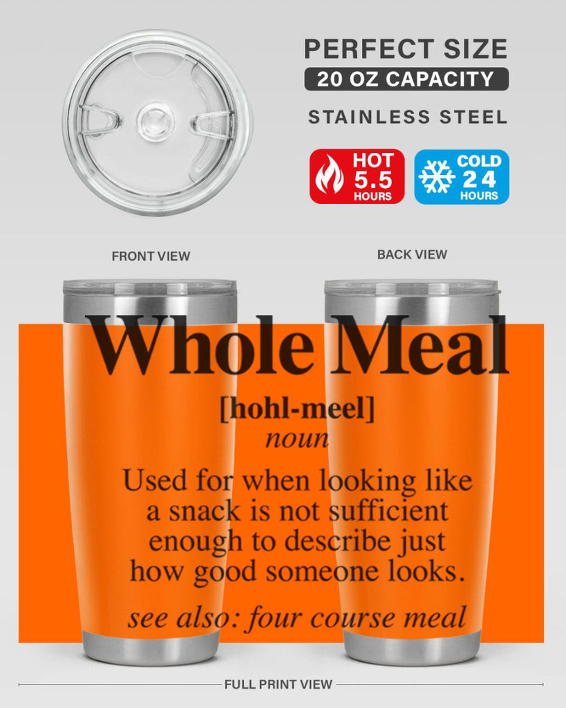 whole meal 10#- black words phrases- Cotton Tank