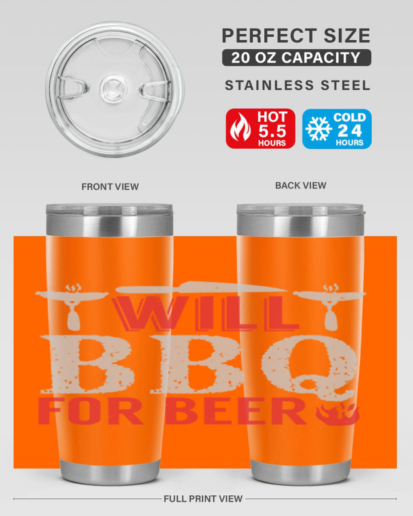 will bbq for beer 5#- bbq- Tumbler